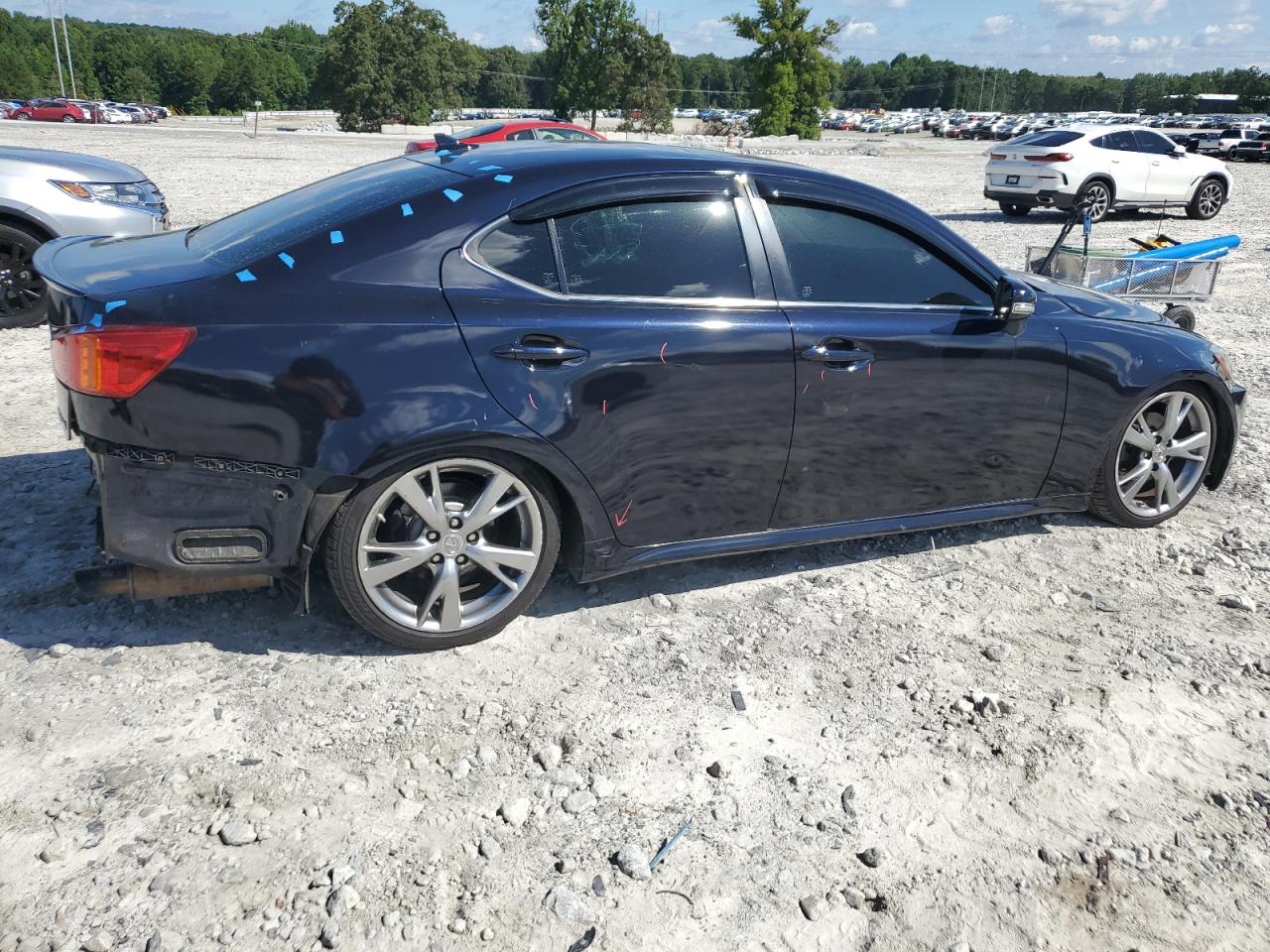 2010 Lexus Is 250 blue sedan gas JTHBF5C2XA5110834 photo #4