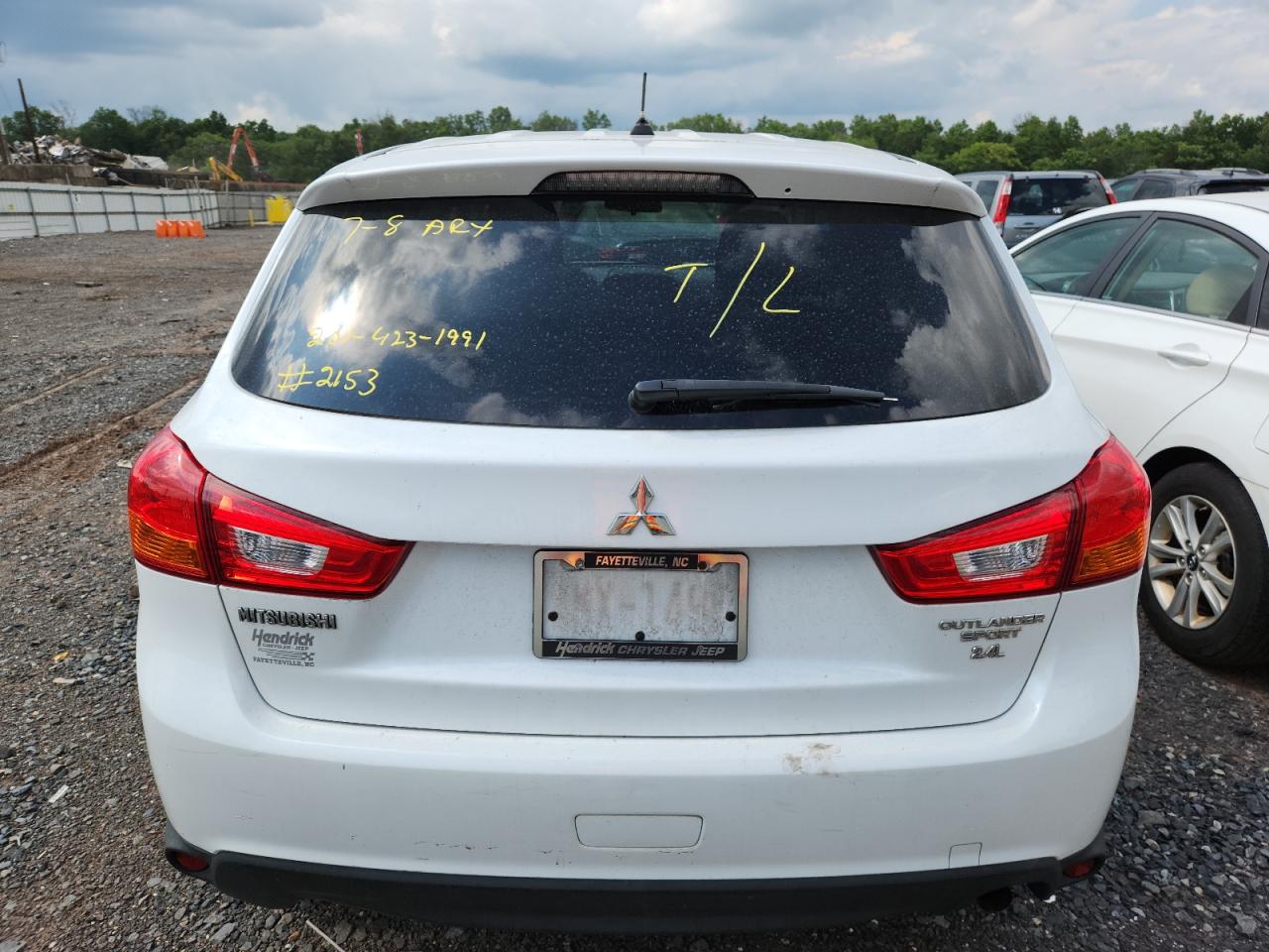 2015 Mitsubishi Outlander Sport Es VIN: 4A4AP3AW6FE032153 Lot: 64630335
