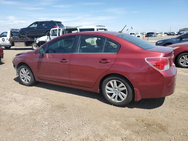  SUBARU IMPREZA 2015 Burgundy
