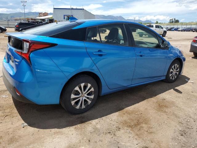  TOYOTA PRIUS 2021 Blue