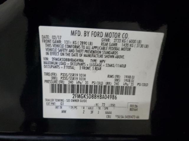 2017 FORD FLEX LIMITED  