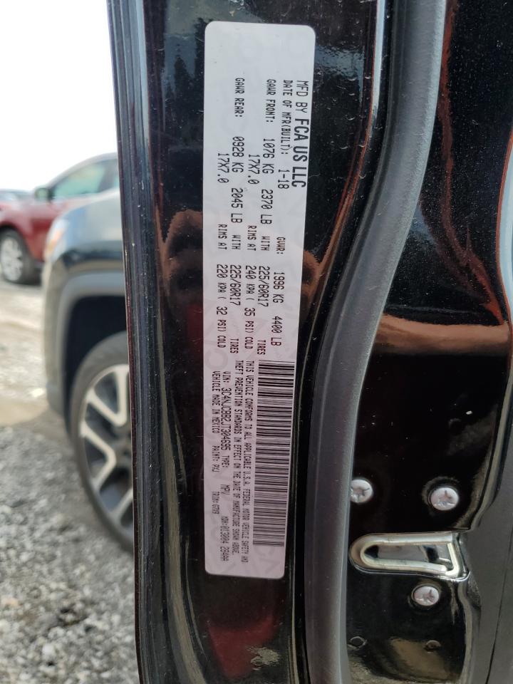 2018 Jeep Compass Latitude VIN: 3C4NJCBB2JT304695 Lot: 65227915