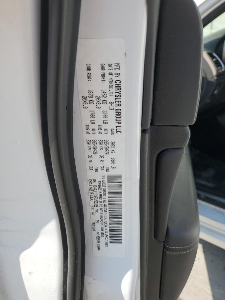 2014 Jeep Grand Cherokee Overland VIN: 1C4RJFCT8EC239329 Lot: 64693785