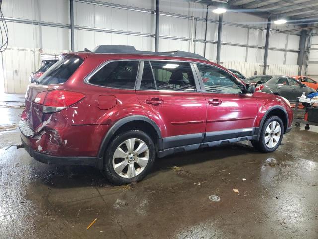  SUBARU OUTBACK 2012 Czerwony