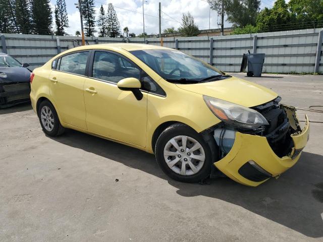  KIA RIO 2016 Żółty