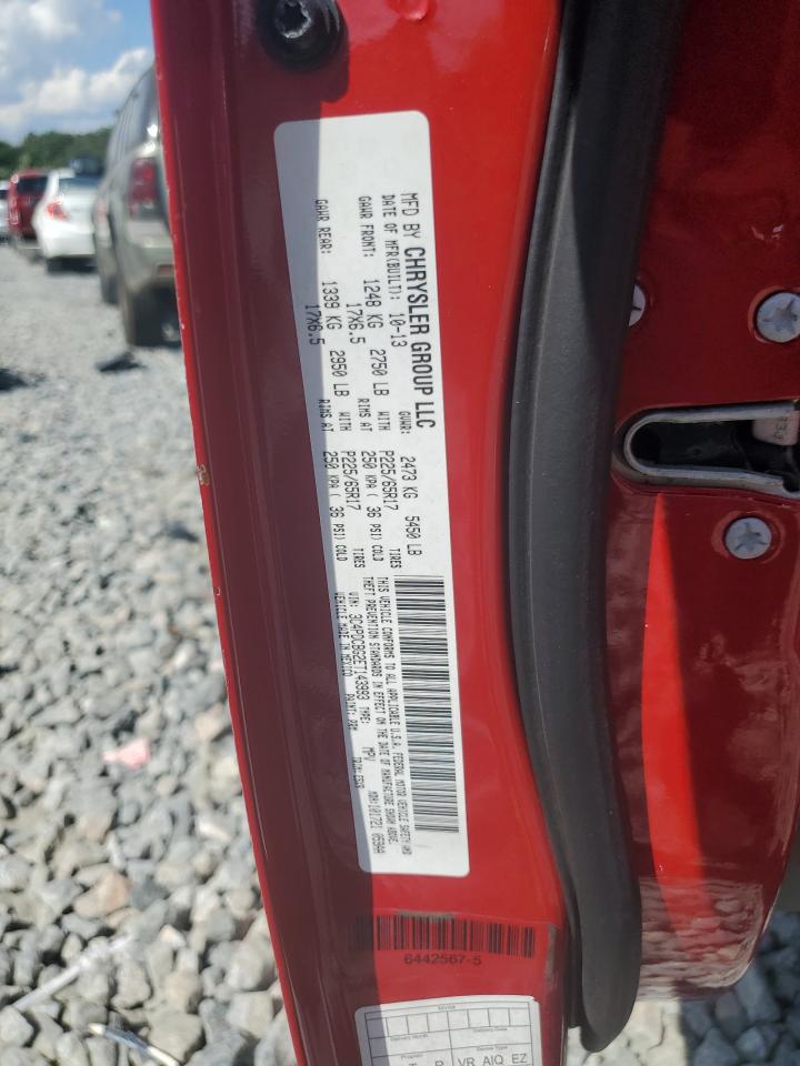 2014 Dodge Journey Sxt VIN: 3C4PDCBG2ET143993 Lot: 63813385
