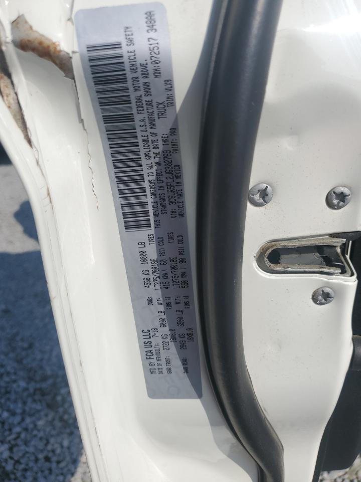 2018 Ram 2500 Laramie VIN: 3C6UR5FL2JG302769 Lot: 64861345