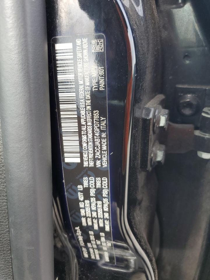 2016 Jeep Renegade Latitude VIN: ZACCJABT4GPD77653 Lot: 64261015