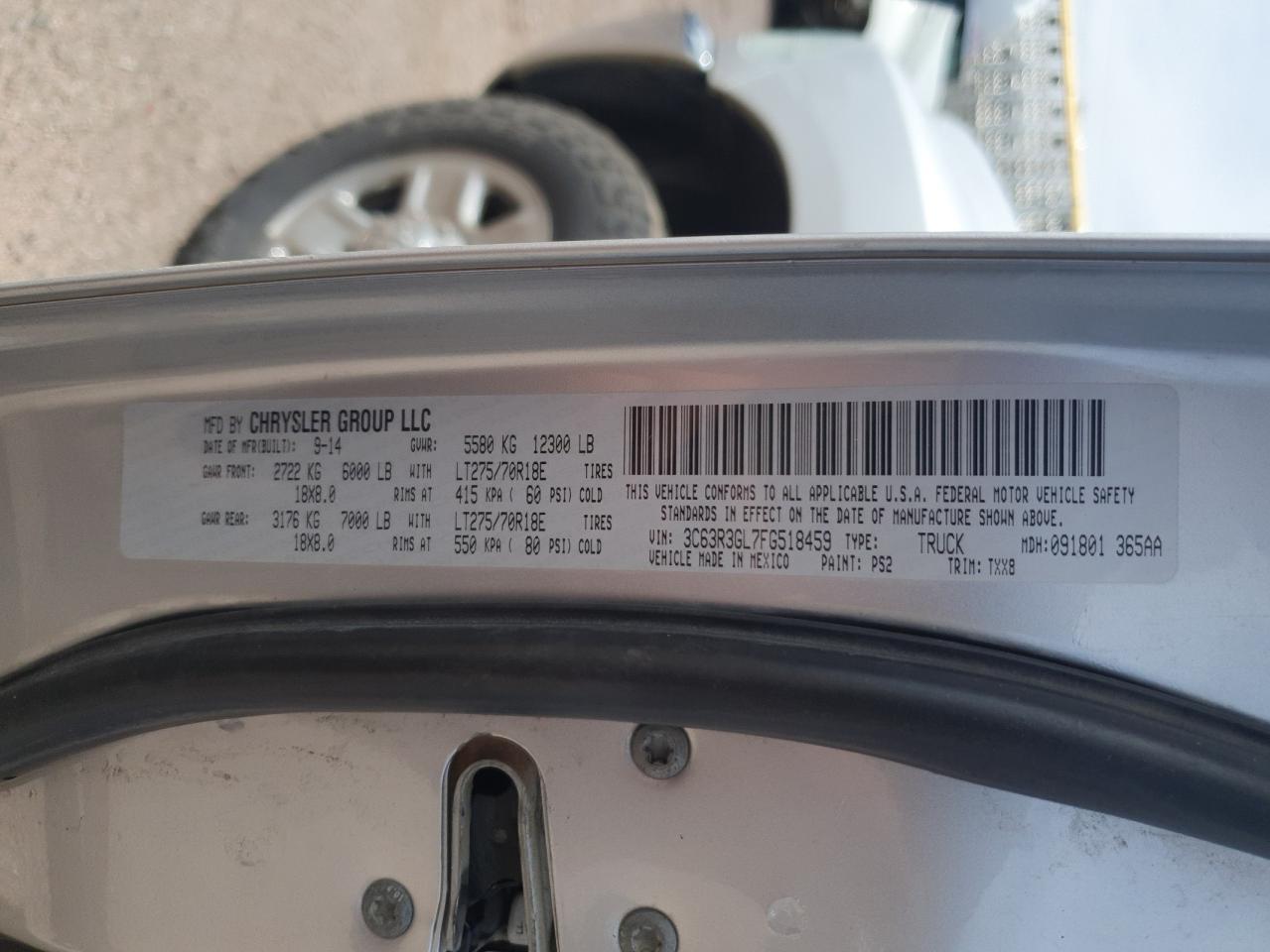 3c63r3gl7fg518459 3C63R3GL7FG518459 2015 Ram 3500 St