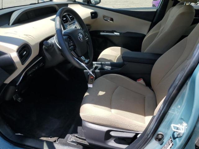  TOYOTA PRIUS 2019 Turquoise