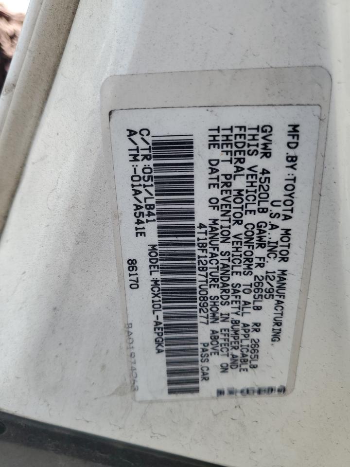 1996 Toyota Avalon Xl VIN: 4T1BF12B7TU089277 Lot: 65427995