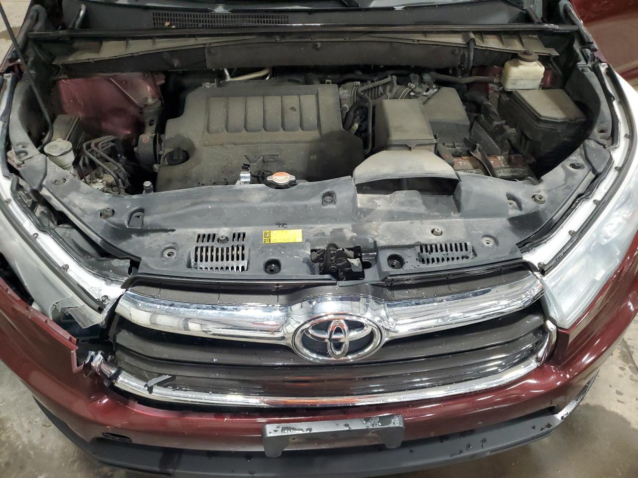 2016 Toyota Highlander Xle VIN: 5TDJKRFH8GS225807 Lot: 66722955