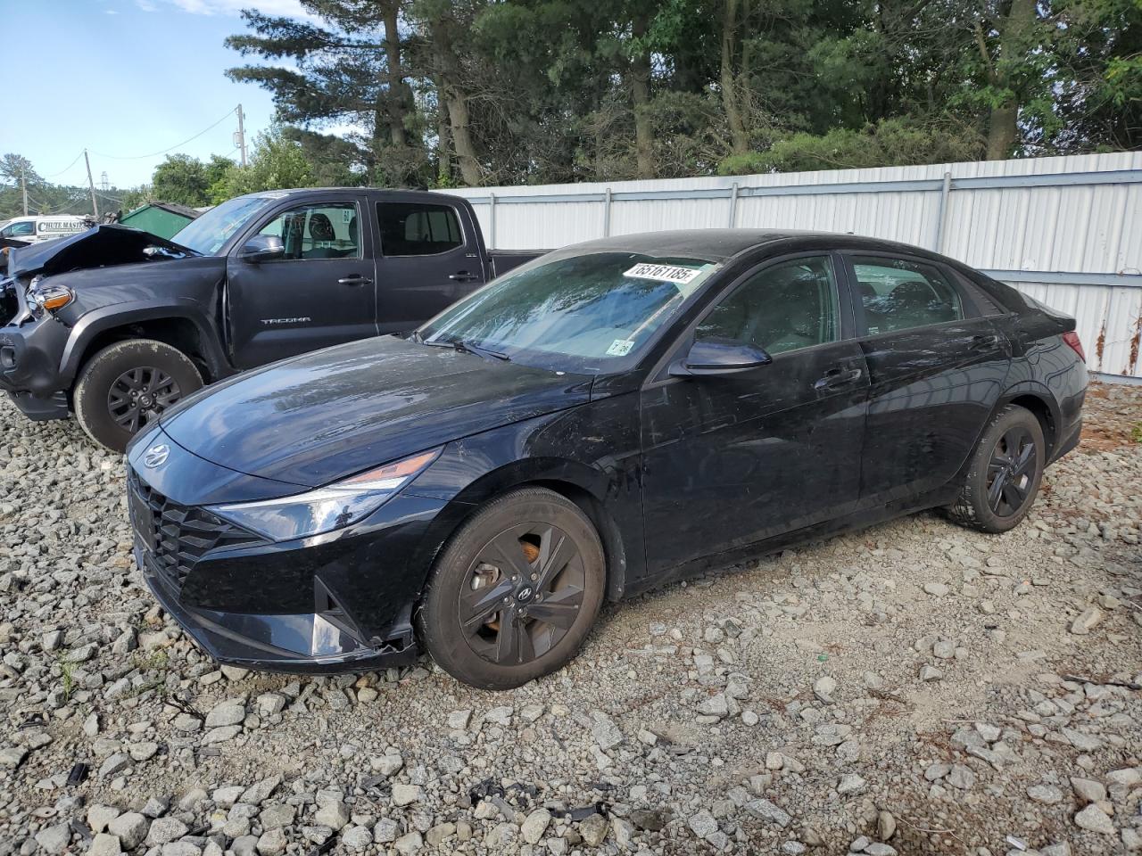 2022 Hyundai Elantra Sel charcoal null gas KMHLM4AG0NU221016 photo #1