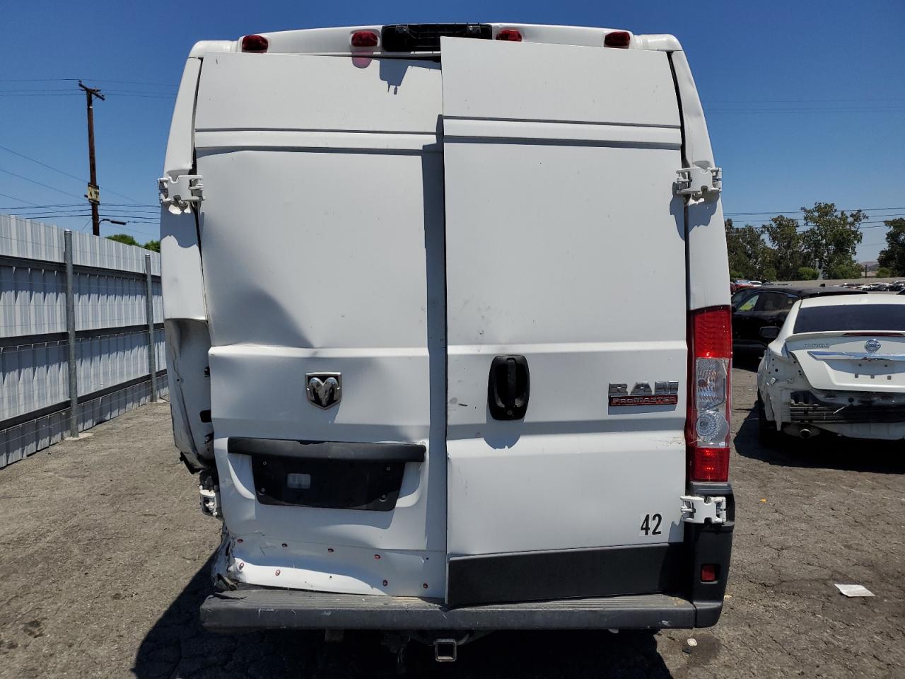 2021 Ram Promaster 2500 2500 High VIN: 3C6LRVDG9ME547957 Lot: 65705305