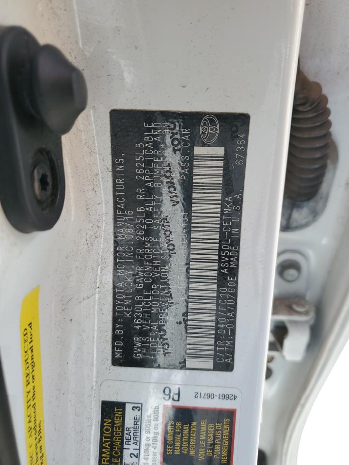 2017 Toyota Camry Le VIN: 4T1BF1FK5HU664431 Lot: 63665275