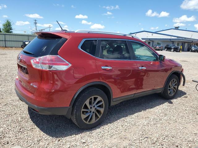  NISSAN ROGUE 2016 Czerwony