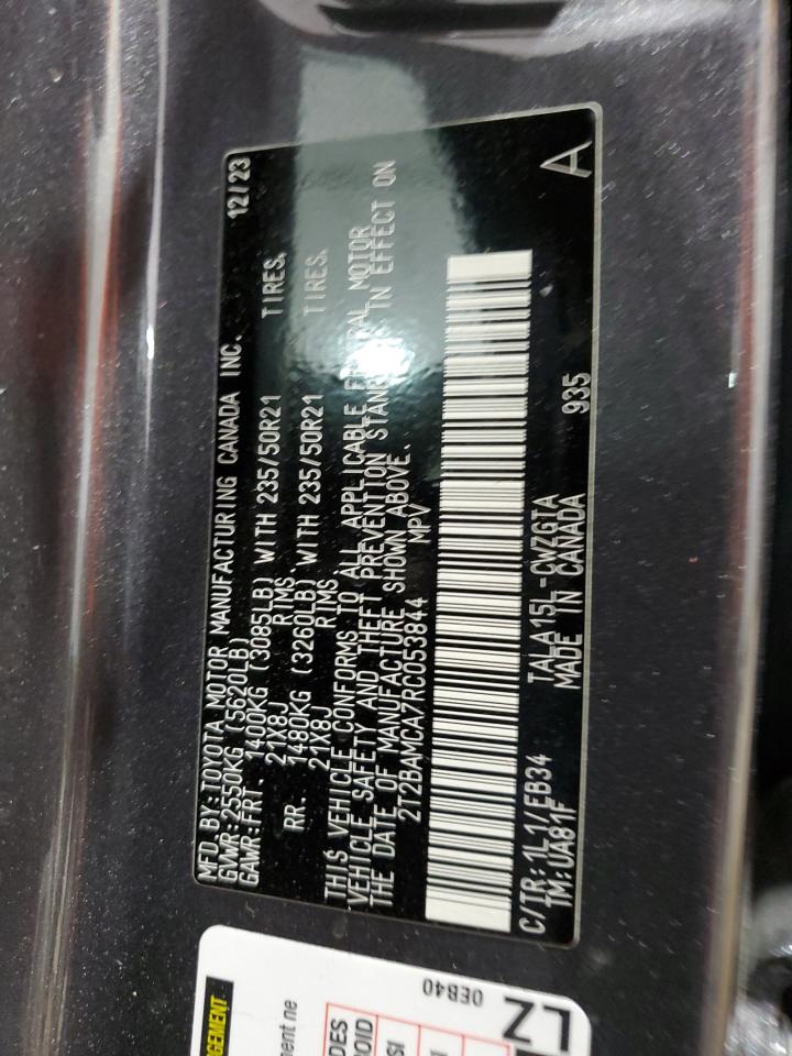 2024 Lexus Rx 350 Base VIN: 2T2BAMCA7RC053844 Lot: 65160805