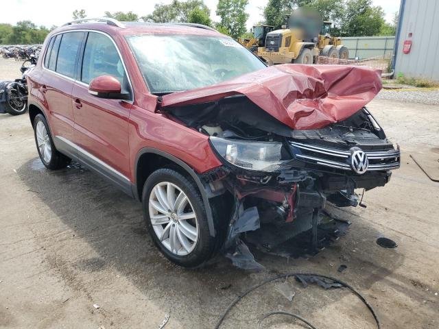  VOLKSWAGEN TIGUAN 2014 Czerwony