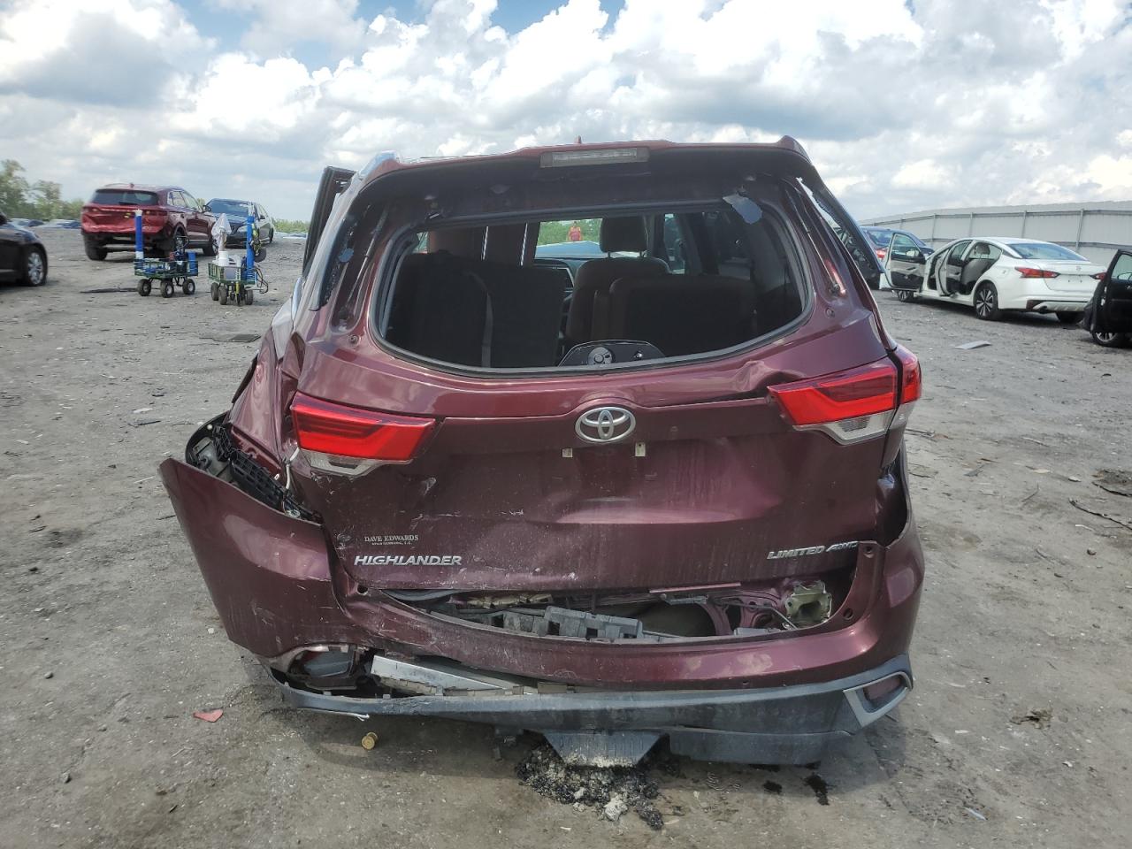2017 Toyota Highlander Limited VIN: 5TDDZRFH4HS457749 Lot: 64649095