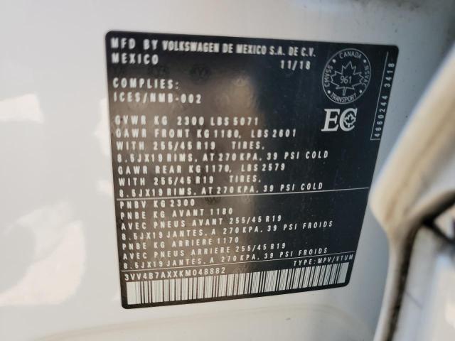 2019 VOLKSWAGEN TIGUAN SEL PREMIUM  