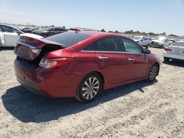  HYUNDAI SONATA 2014 Czerwony