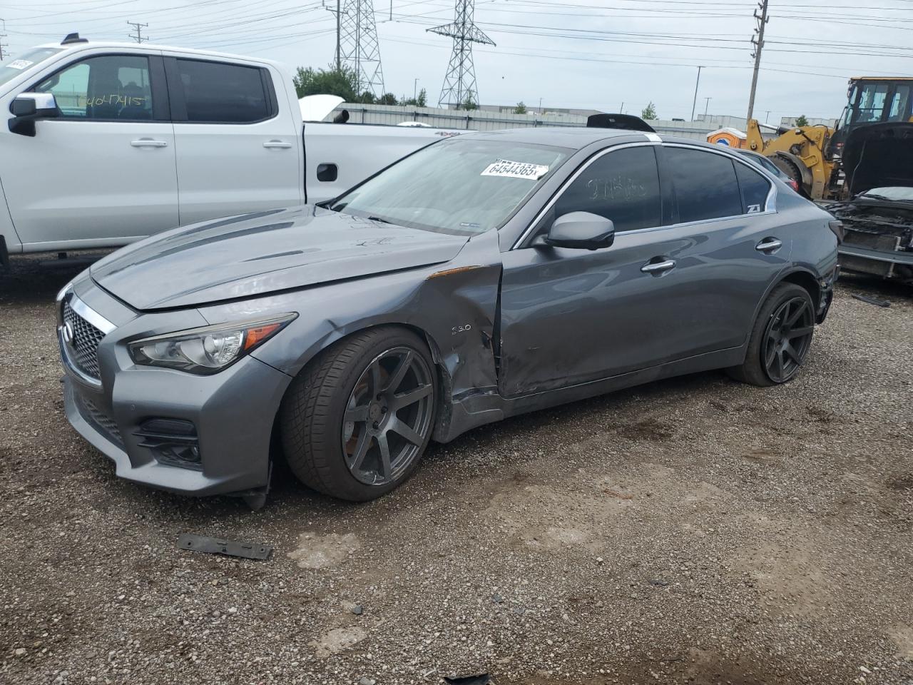 2016 Infiniti Q50 Red Sport 400 grey sedan gas JN1FV7AR1GM451543 photo #1
