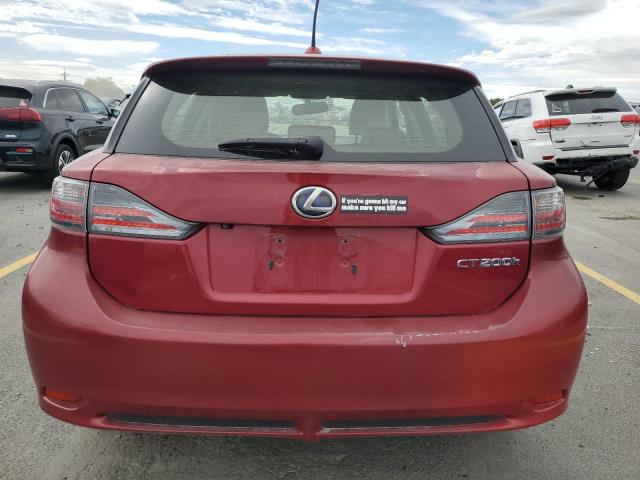 Hatchbacks LEXUS CT 200 2013 Czerwony