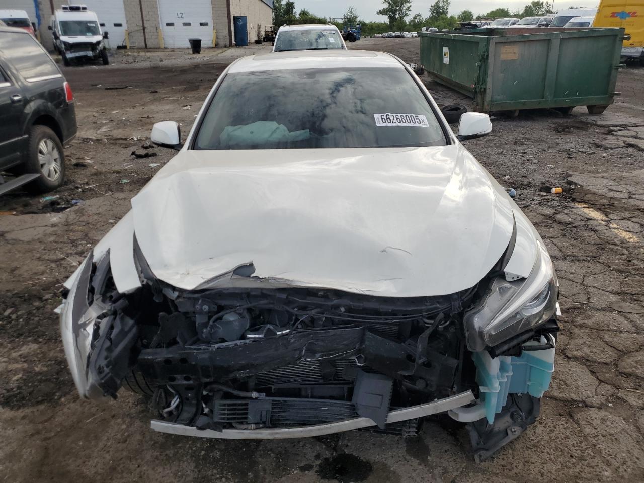 2017 Infiniti Q50 Red Sport 400 VIN: JN1FV7ARXHM871576 Lot: 66268005