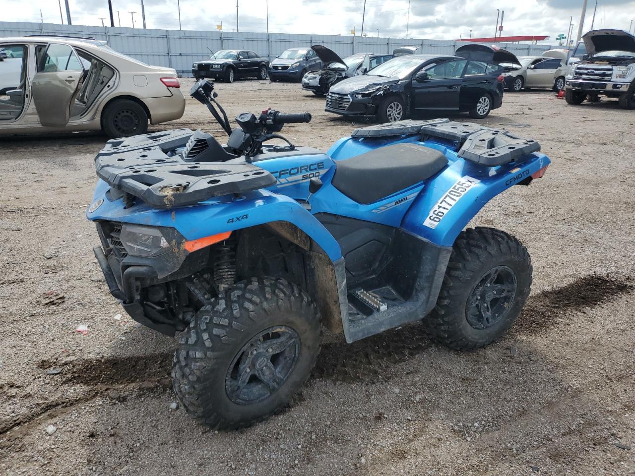 2024 Cf Moto Zforce 500 blue null gas LCEFDTZ79RT001269 photo #3