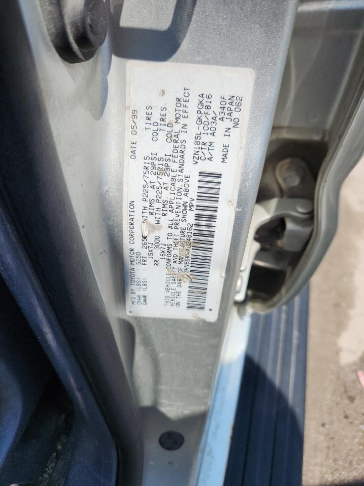 1999 Toyota 4Runner Sr5 VIN: JT3HN86R4X0248162 Lot: 58234405