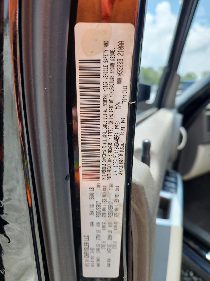 2009 Dodge Nitro Slt VIN: 1D8GU58K49W544504 Lot: 64194735