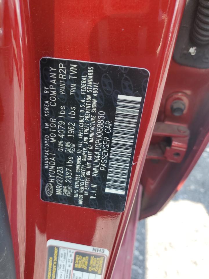2023 Hyundai Elantra Limited VIN: KMHLN4AJ0PU068830 Lot: 64893955