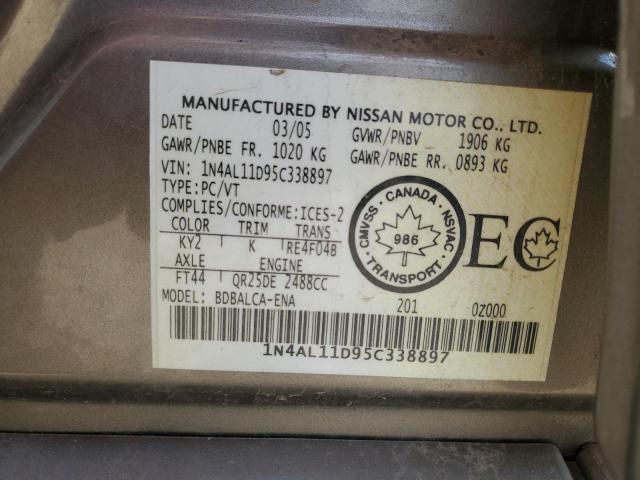 2005 NISSAN ALTIMA S  