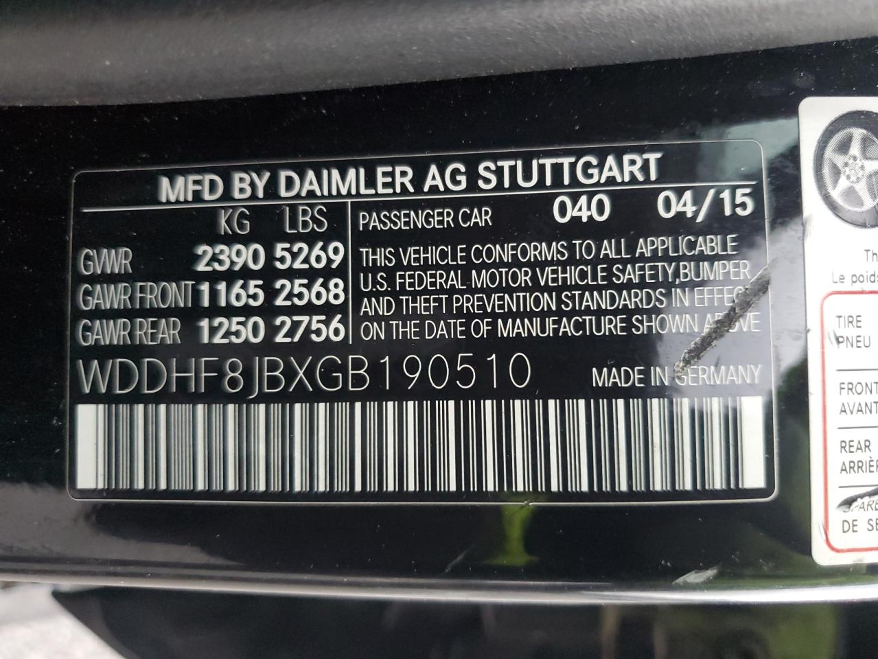 2016 Mercedes-Benz E 350 4Matic VIN: WDDHF8JBXGB190510 Lot: 66843805