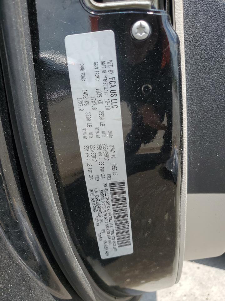 2019 Chrysler Pacifica Touring L VIN: 2C4RC1BG3KR613110 Lot: 65047575
