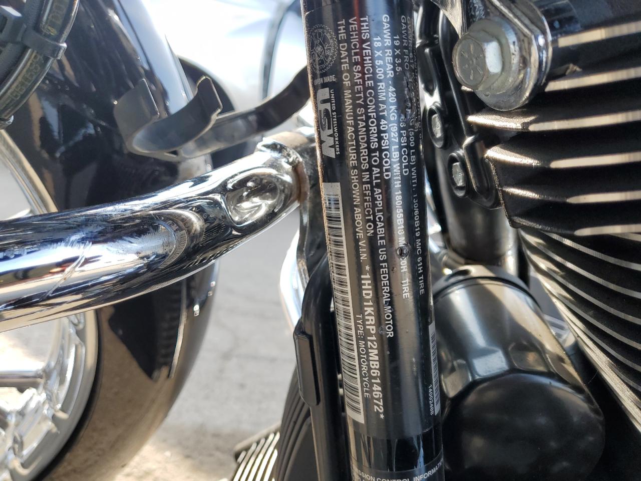 2021 Harley-Davidson Flhxs VIN: 1HD1KRP12MB614672 Lot: 64109985