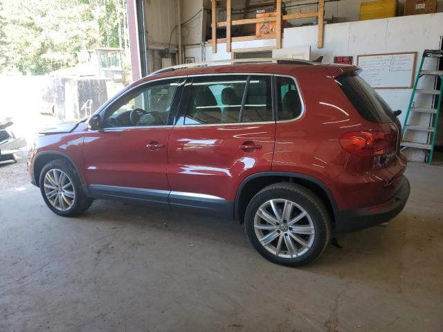  VOLKSWAGEN TIGUAN 2016 Czerwony
