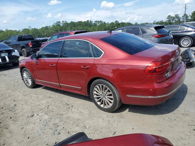  VOLKSWAGEN PASSAT 2016 Czerwony