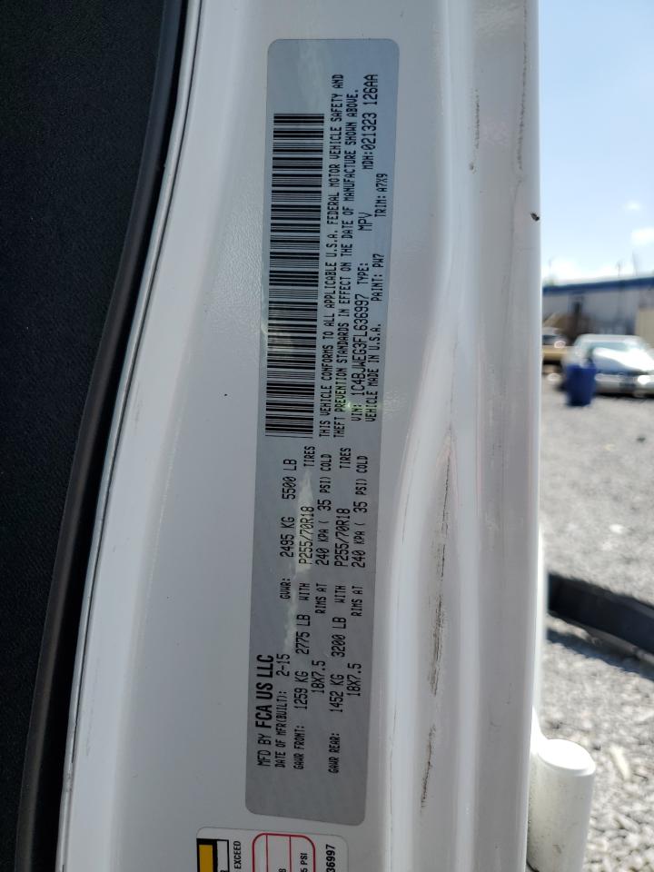 2015 Jeep Wrangler Unlimited Sahara VIN: 1C4BJWEG3FL636997 Lot: 61438495