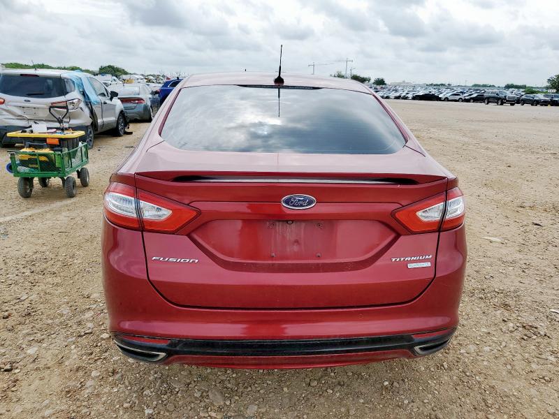 Sedans FORD FUSION 2014 Bordowy