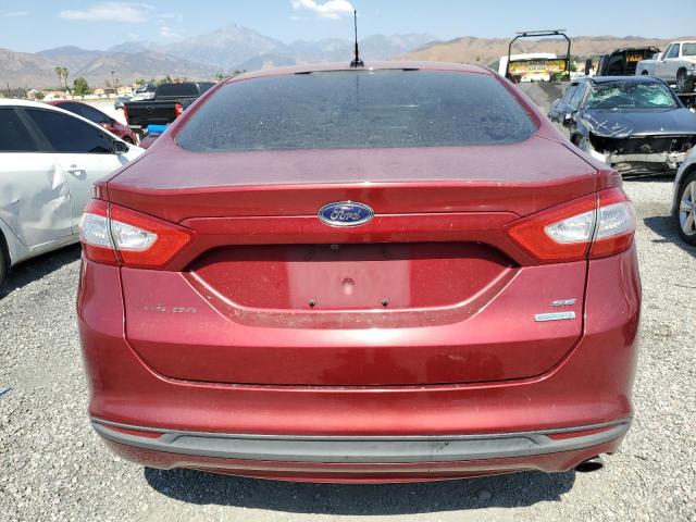 Sedans FORD FUSION 2013 Czerwony