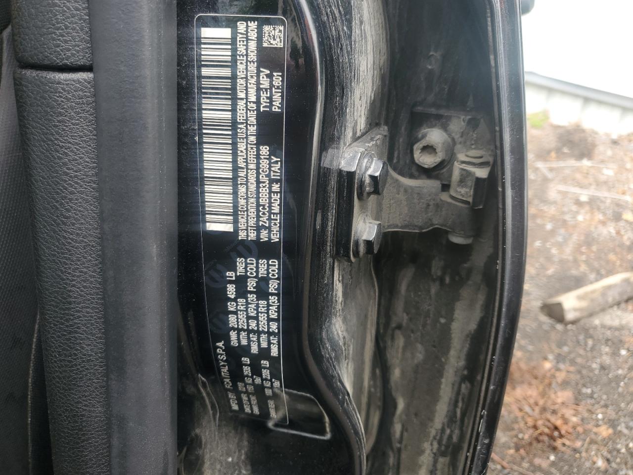 2018 Jeep Renegade Latitude VIN: ZACCJBBB3JPG99186 Lot: 62943845