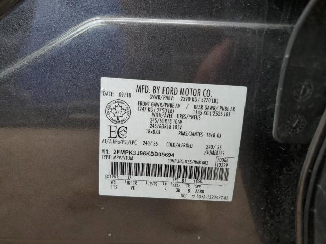 2019 FORD EDGE SEL  