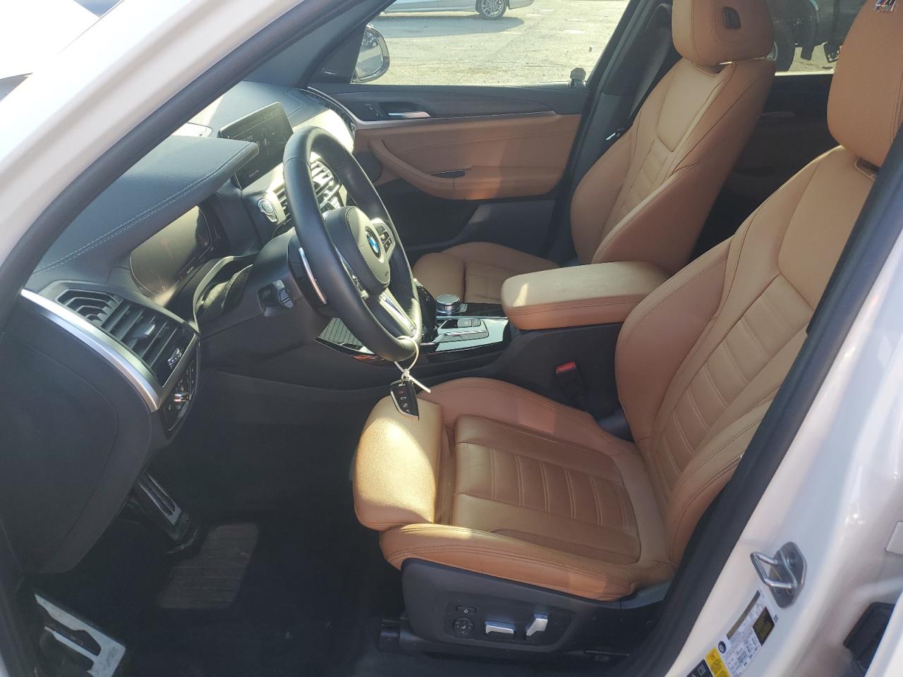 2021 BMW X3 xDrivem40I VIN: 5UXTY9C01M9F63034 Lot: 64205035