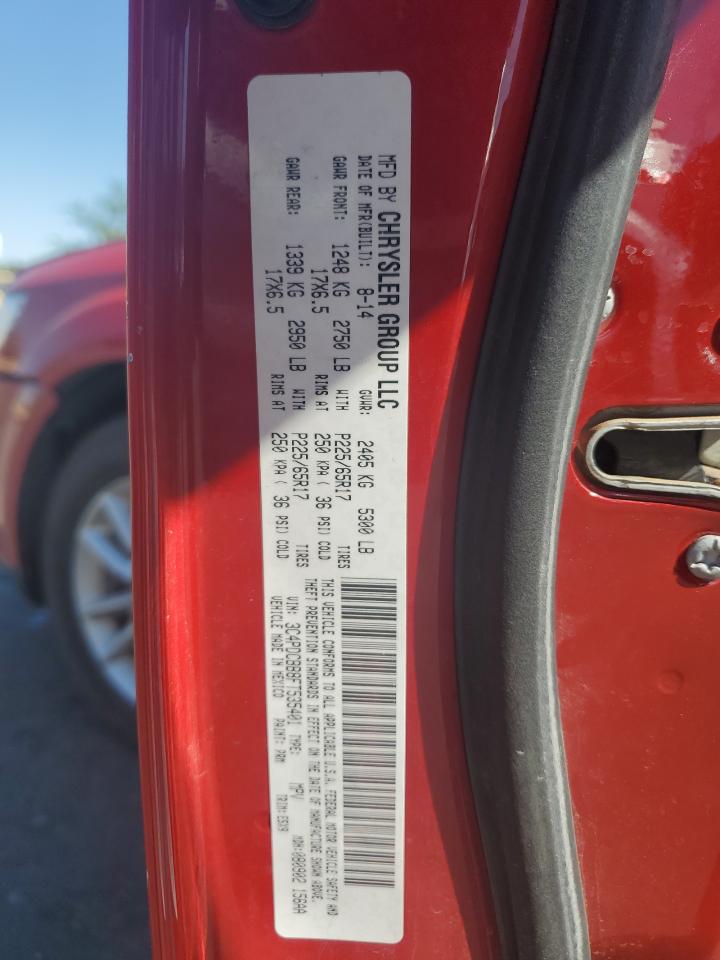 2015 Dodge Journey Sxt VIN: 3C4PDCBB8FT535401 Lot: 66406885