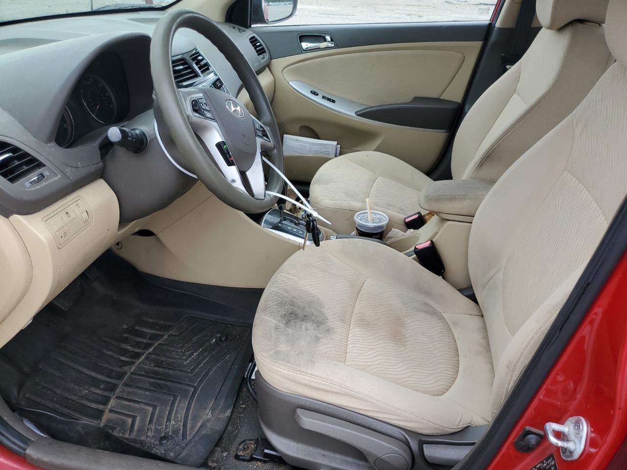 2013 Hyundai Accent Gls VIN: KMHCU4AE4DU320161 Lot: 64437115