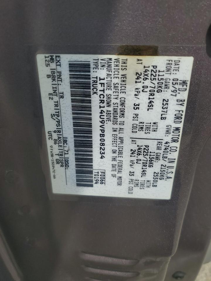 1997 Ford Ranger Super Cab VIN: 1FTCR14U9VPB08234 Lot: 64722825