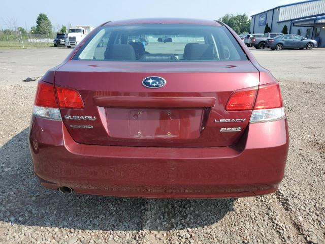  SUBARU LEGACY 2012 Red