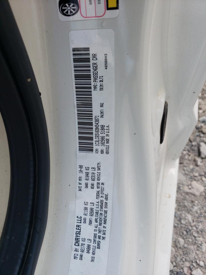 2009 Chrysler Sebring Limited VIN: 1C3LC65V69N543871 Lot: 64294625