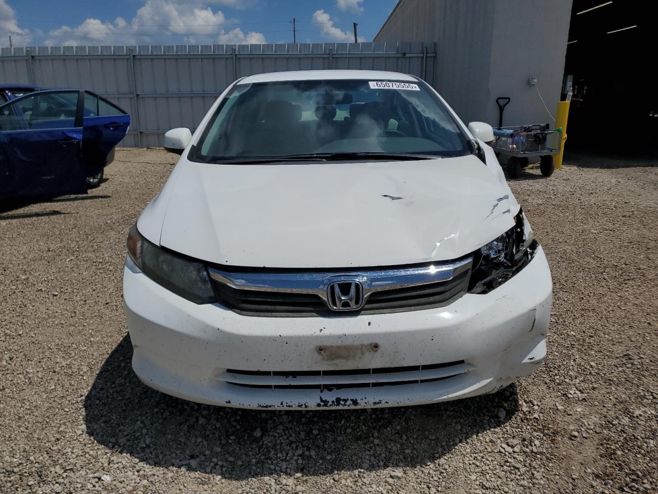 2012 Honda Civic Hf VIN: 2HGFB2F65CH527299 Lot: 65075555